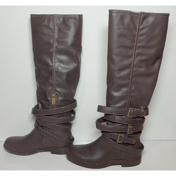 PRIMADONNA COLLECTION WMN'S Sized EURO BUCKLE BOOT LEATHER NEW PR146B-01A ECP - Picture 1 of 12